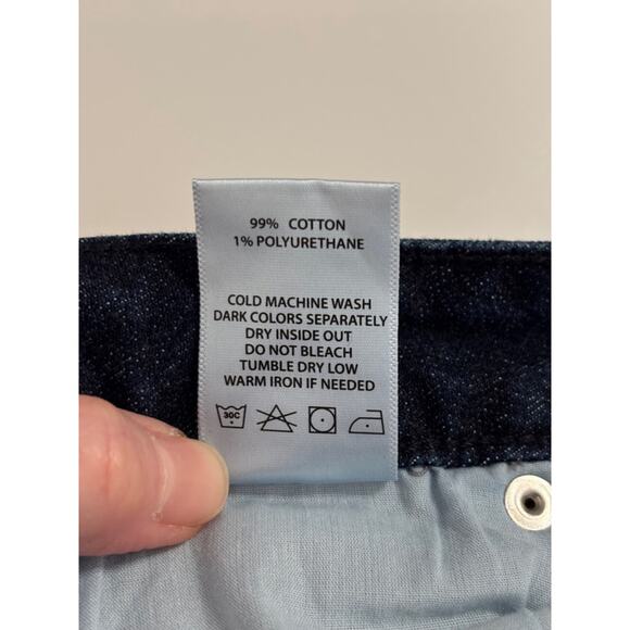 Signature Twenty Four Dark Wash Coastal Flared Bootcut Stretch Denim Jeans 27 - Picture 6 of 10